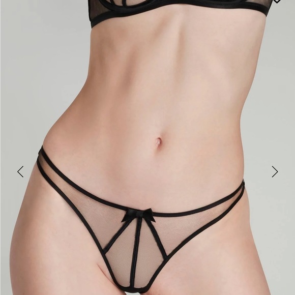 Agent Provocateur Ellise Demi Cup Underwired Bra and thong - Picture 3 of 4